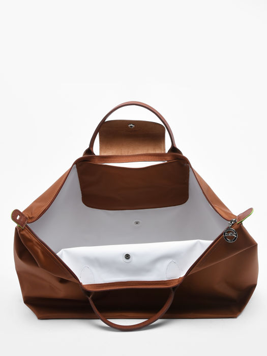 Longchamp Le pliage green Reistassen Bruin